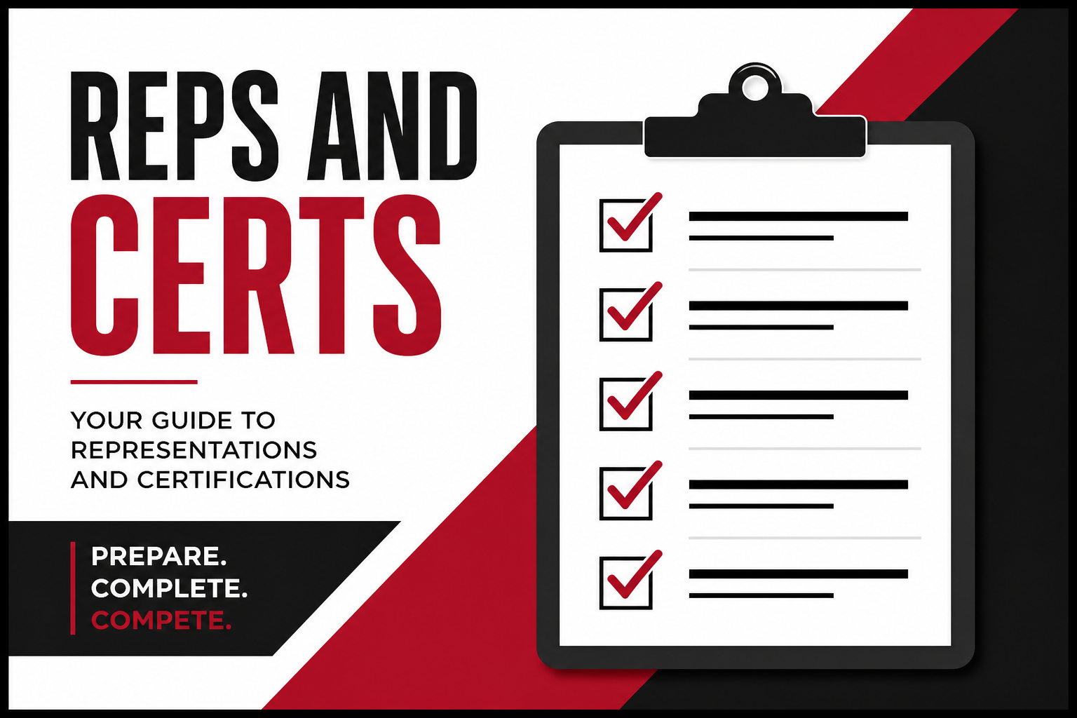 Representations and certifications graphic