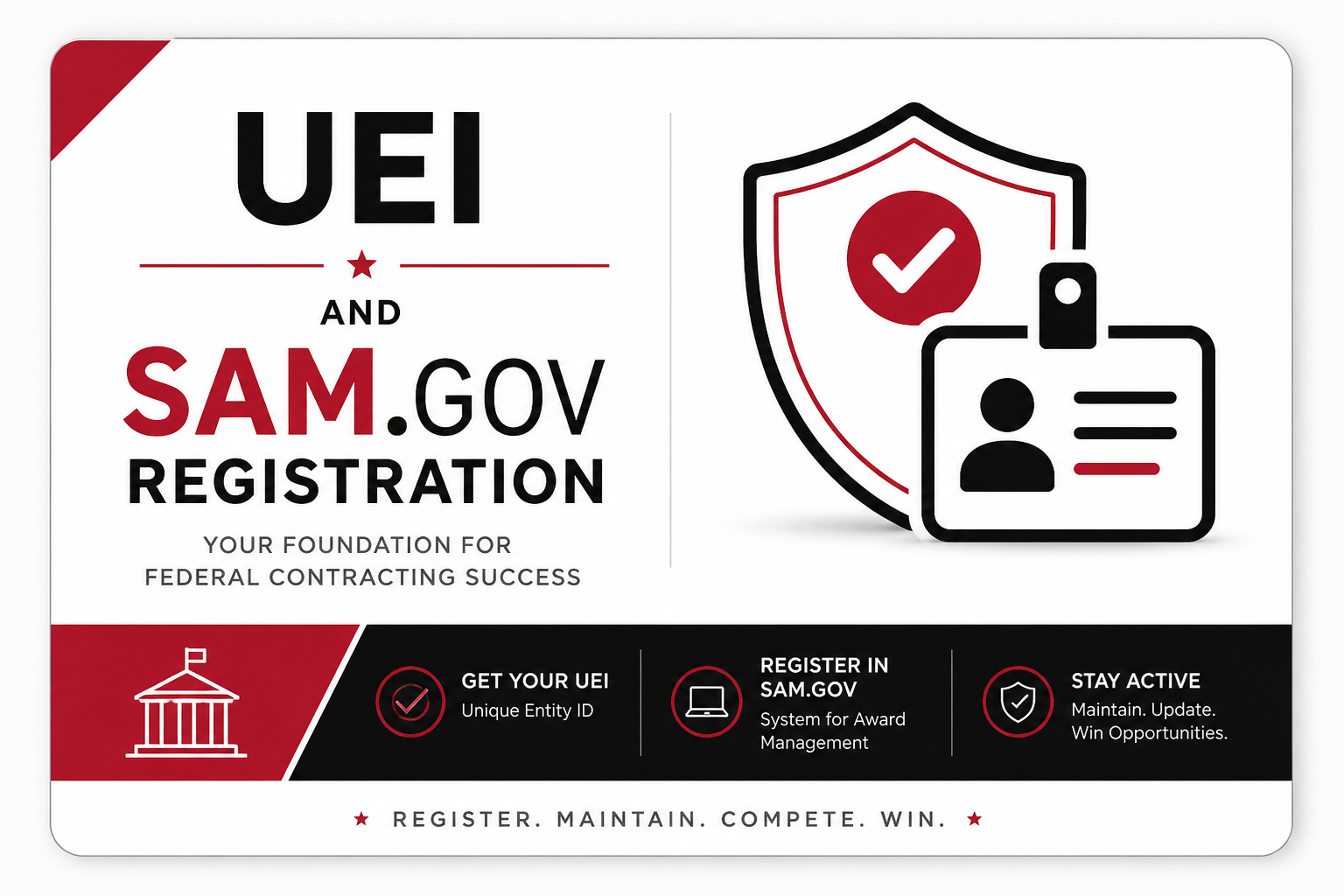 UEI and SAM.gov registration graphic